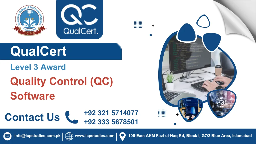 QualCert Level 3 Award in Quality Control (QC) Software