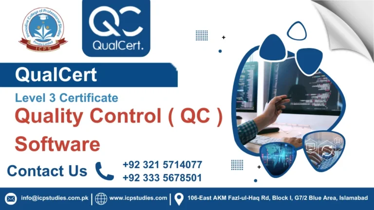 QualCert Level 3 Certificate in Quality Control ( QC ) Software