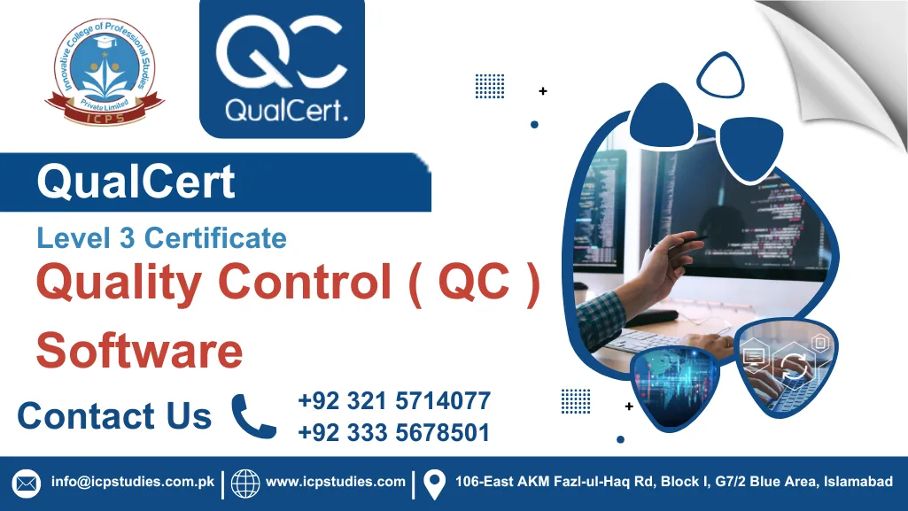 QualCert Level 3 Certificate in Quality Control ( QC ) Software