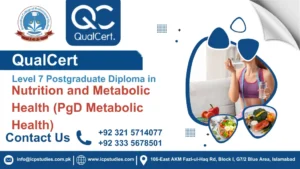 QualCert Level 7 Postgraduate Diploma in Nutrition and Metabolic Health (PgD Metabolic Health)