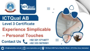 ICTQual AB Level 3 Certificate in Experience Simplicable – Personal Touches