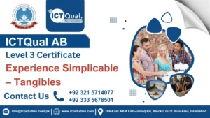 ICTQual AB Level 3 Certificate in Experience Simplicable – Tangibles