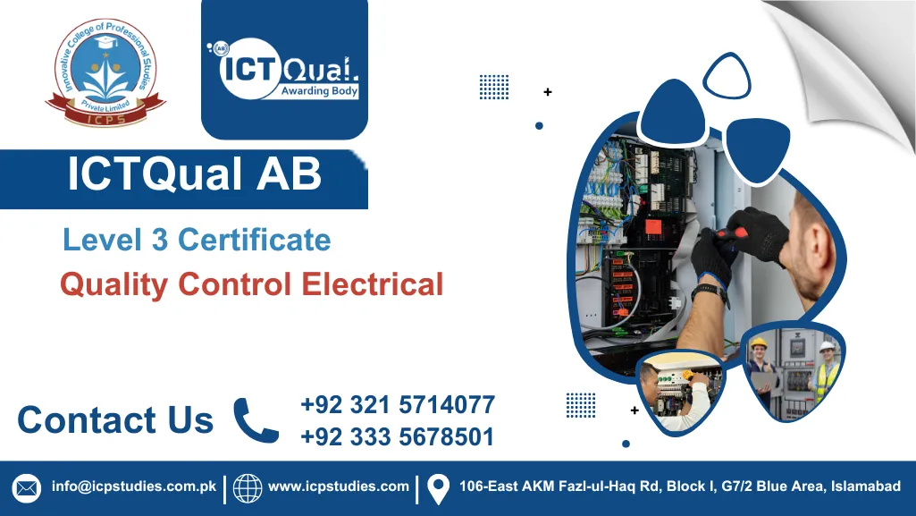 ICTQual AB Level 3 Certificate in Quality Control Electrical