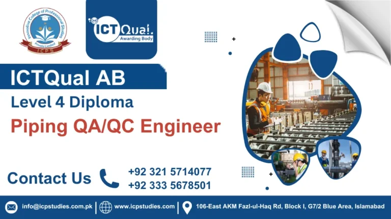 ICTQual AB Level 4 Diploma in Piping QA/QC Engineer