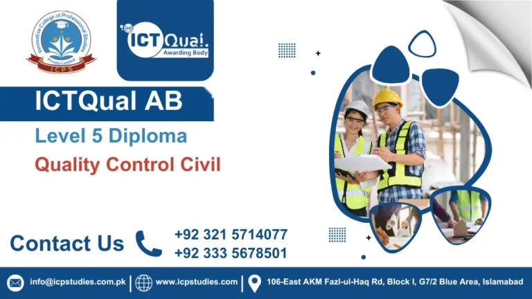 ICTQual AB Level 5 Diploma in Quality Control Civil