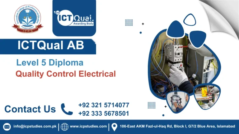 ICTQual AB Level 5 Diploma in Quality Control Electrical