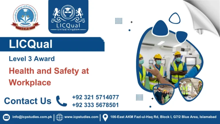 LICQual Level 3 Award in Health and Safety at Workplace