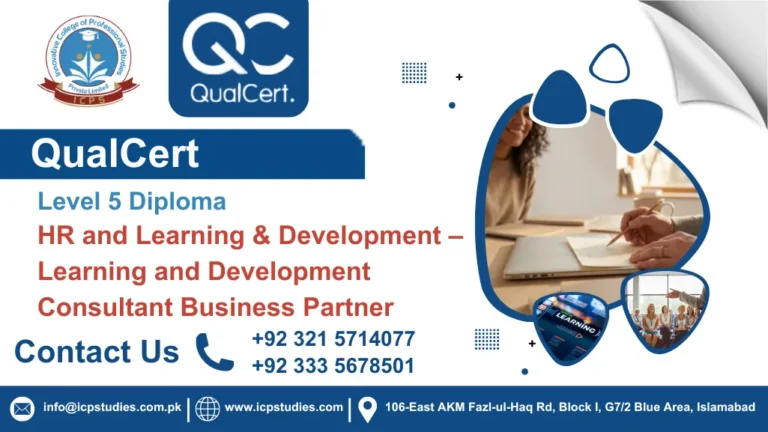 QualCert Level 5 Diploma in HR and Learning & Development – Learning and Development Consultant Business Partner
