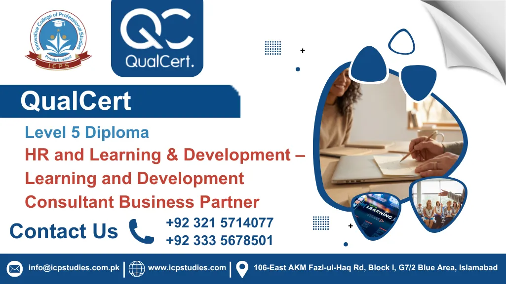 QualCert Level 5 Diploma in HR and Learning & Development – Learning and Development Consultant Business Partner