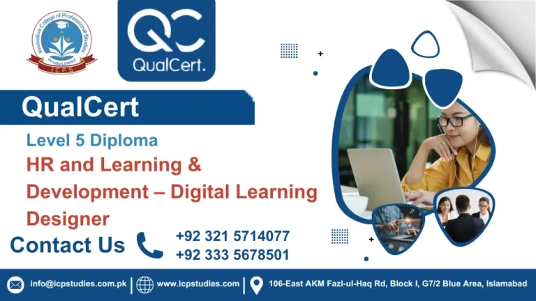 QualCert Level 5 Diploma in HR and Learning & Development – Digital Learning Designer