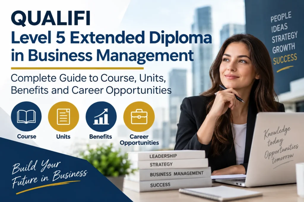 QUALIFI Level 5 Extended Diploma in Business Management: Complete Guide to Course, Units, Benefits and Career Opportunities