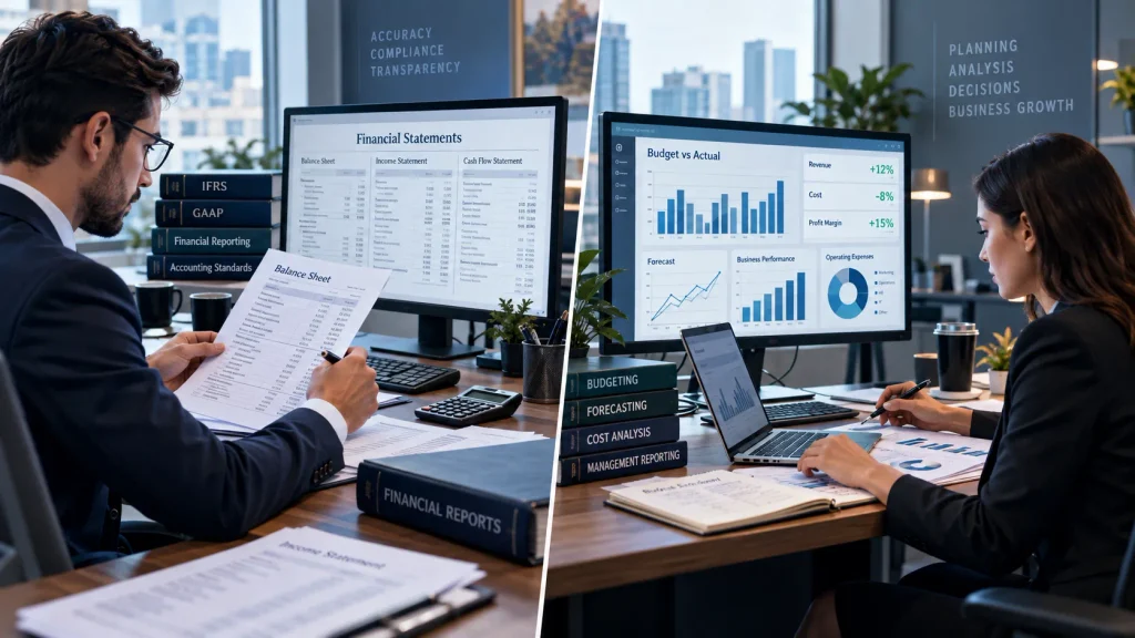 Financial and Management Accounting Comparison