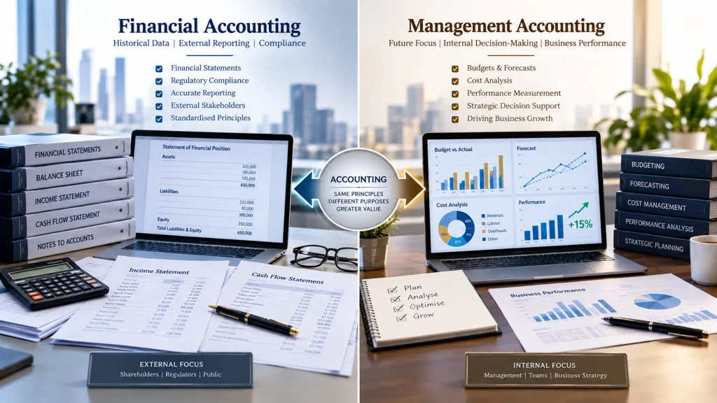 Financial vs. Management Accounting
