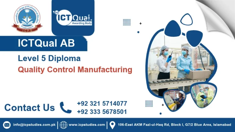 ICTQual AB Level 5 Diploma in Quality Control Manufacturing