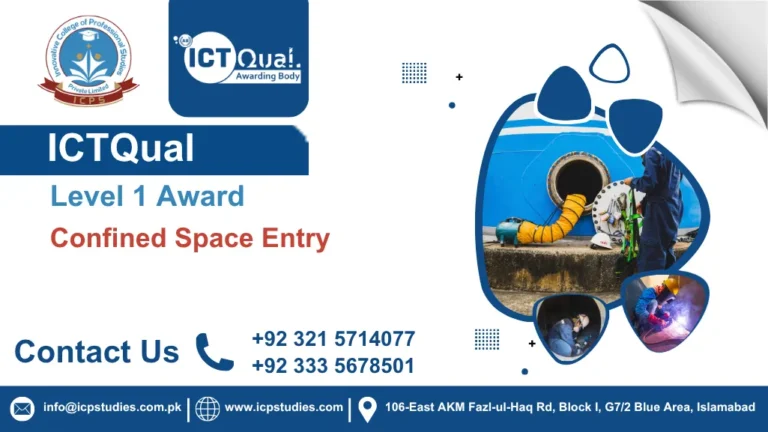 ICTQual Level 1 Award in Confined Space Entry