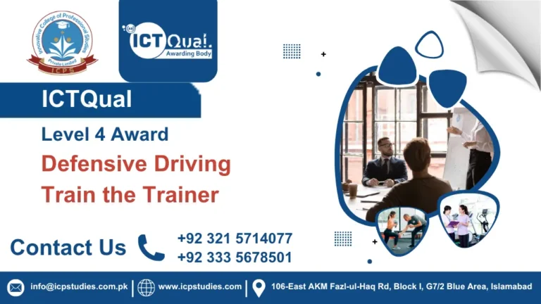 ICTQual Level 4 Award in Defensive Driving Train the Trainer