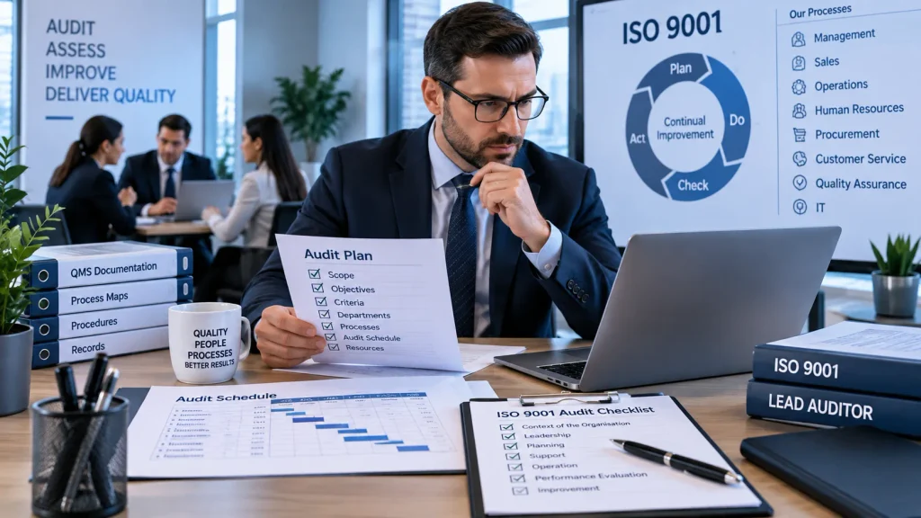 How to Conduct an ISO 9001 Audit: A Practical Guide for Aspiring Lead Auditors 2 ISO 9001 Audit Planning Meeting