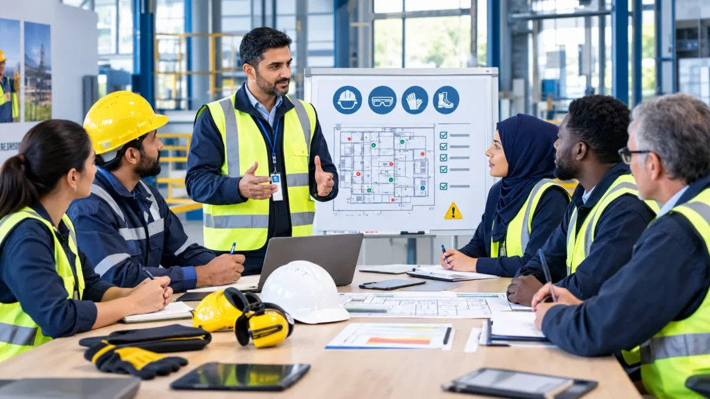 OTHM Level 6 Diploma in Occupational Health and Safety: Complete Guide 4 Industrial Safety Team Briefing