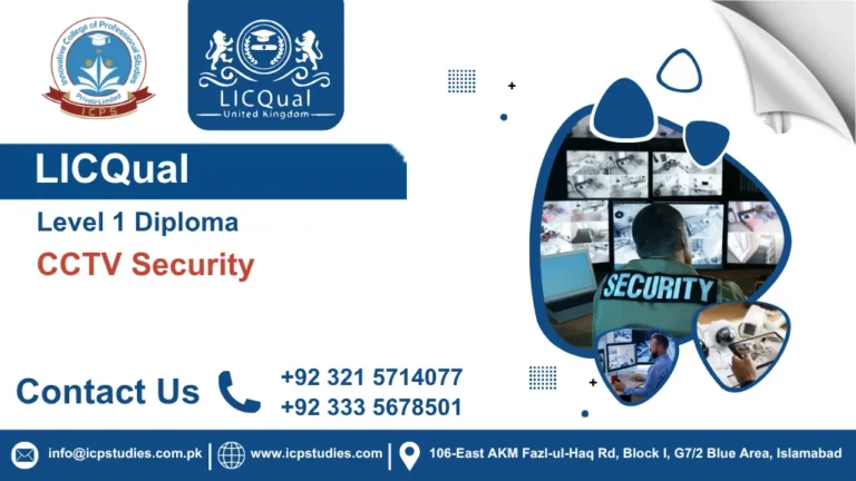 LICQual Level 1 Diploma in CCTV Security
