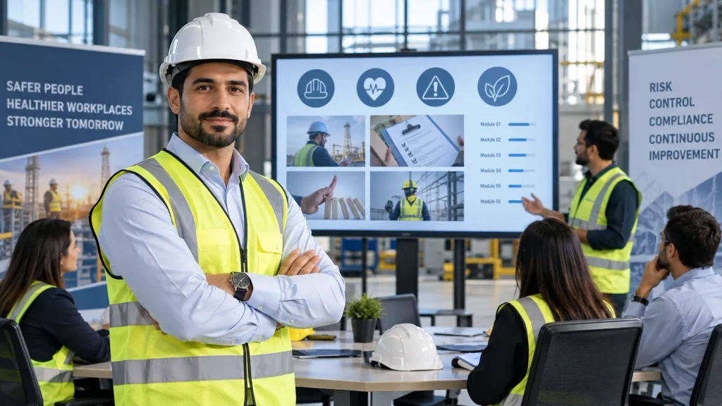OTHM Level 6 Diploma in Occupational Health and Safety: Complete Guide 1 Modern Factory Safety Training Briefing