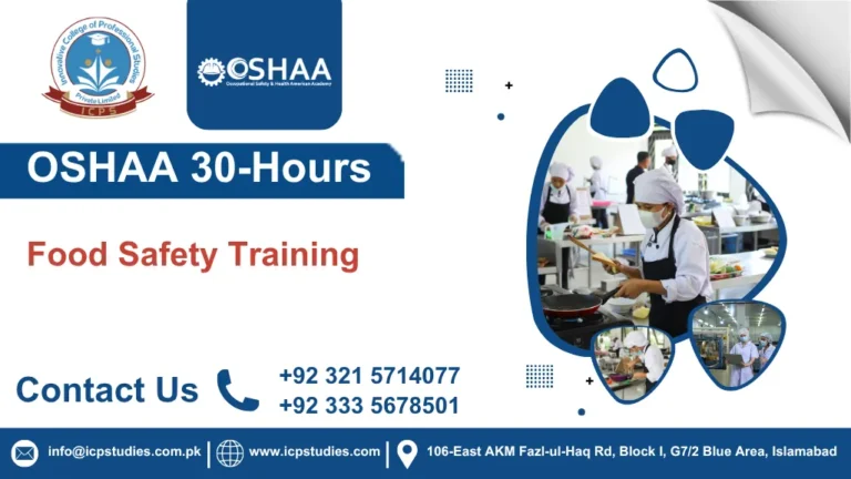 OSHAA 30-Hours Food Safety Training
