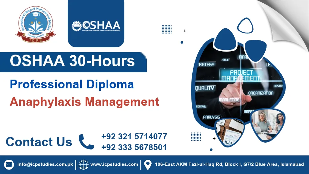 OSHAA 30-Hours Professional Diploma in Anaphylaxis Management