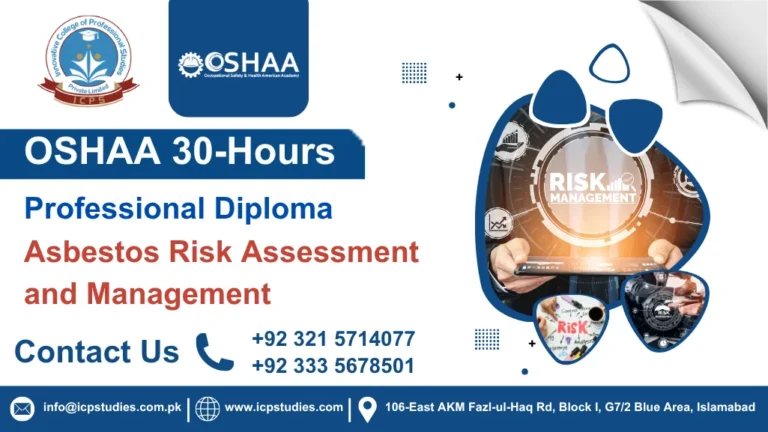 OSHAA 30-Hours Professional Diploma in Asbestos Risk Assessment and Management
