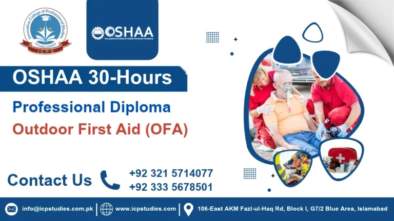 OSHAA 30-Hours Professional Diploma in Outdoor First Aid (OFA)