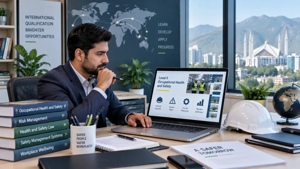OTHM Level 6 Diploma in Occupational Health and Safety: Complete Guide 7 Pensive Safety Professional at Work