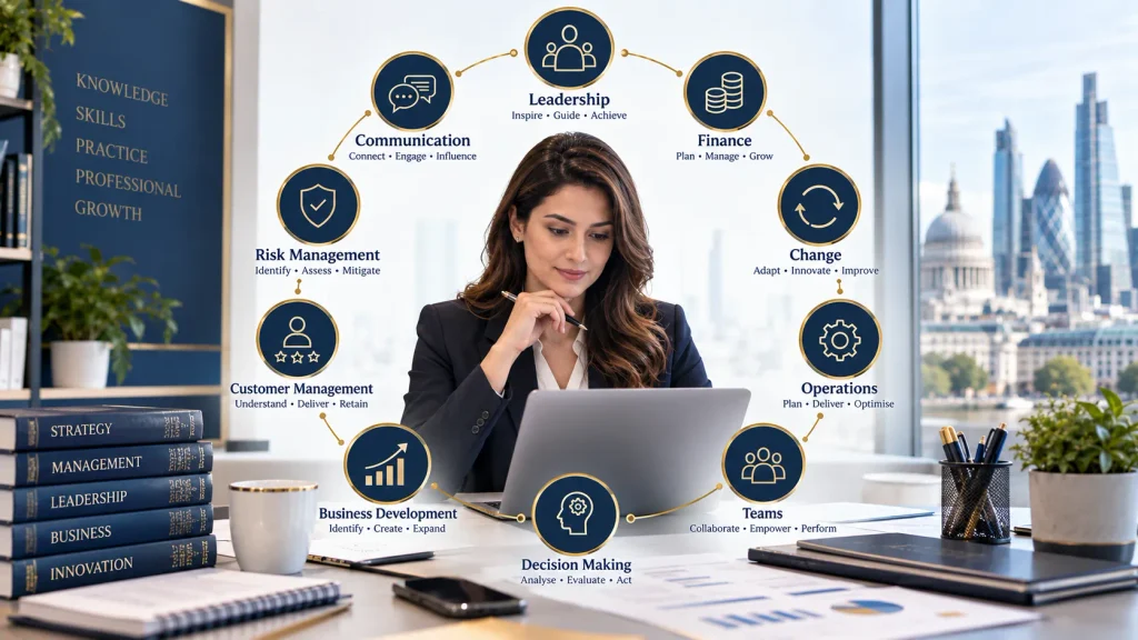 Professional Growth Business Infographic