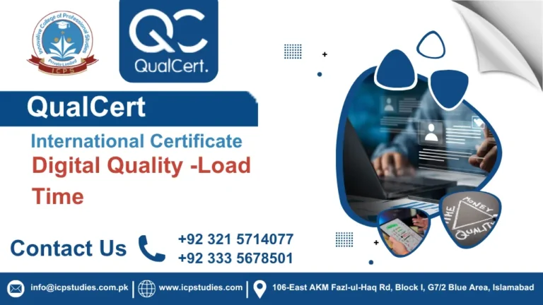 QualCert International Certificate in Digital Quality -Load Time