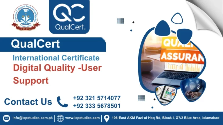 QualCert International Certificate in Digital Quality -User Support