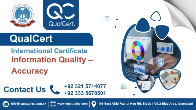 QualCert International Certificate in Information Quality – Accuracy