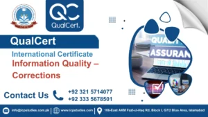 QualCert International Certificate in Information Quality – Corrections