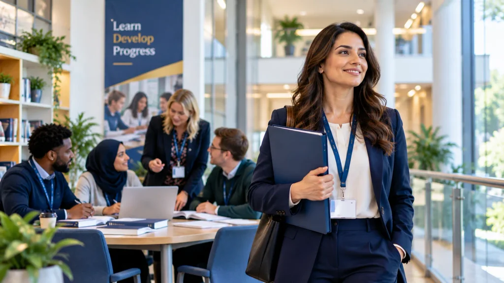 OTHM Level 5 Diploma in Health and Social Care Management: A Complete Guide for Learners 7 Confident Learning in a Modern Atrium