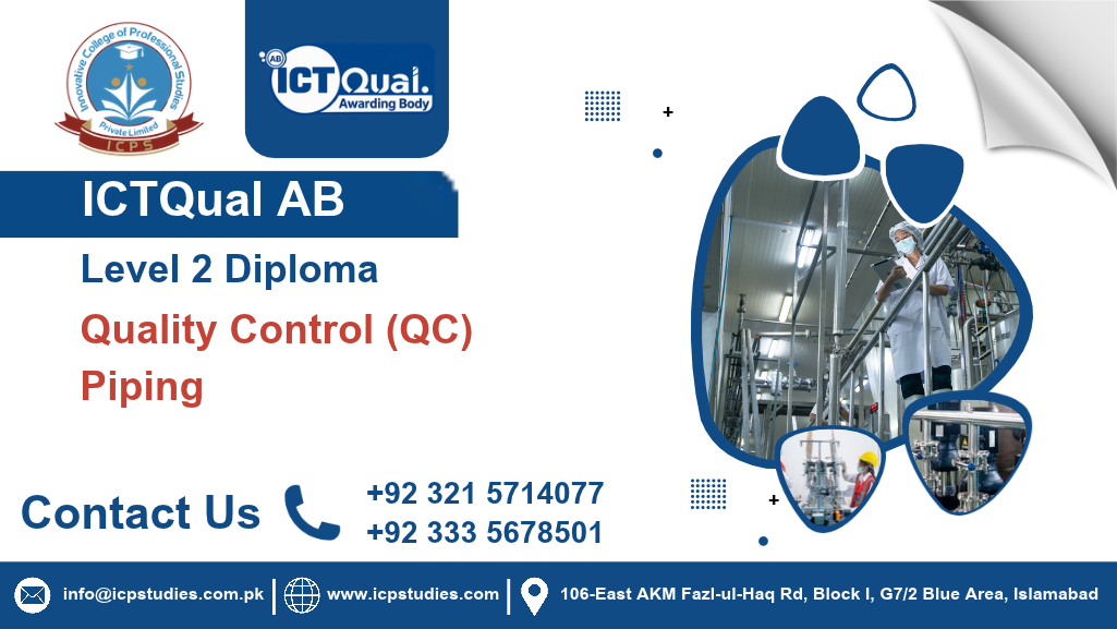 ICTQual AB Level 2 Diploma in Quality Control (QC) Piping