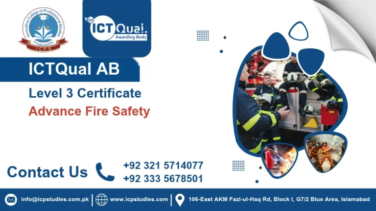 ICTQual AB Level 3 Certificate in Advance Fire Safety