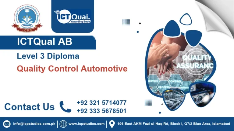 ICTQual AB Level 3 Diploma in Quality Control Automotive