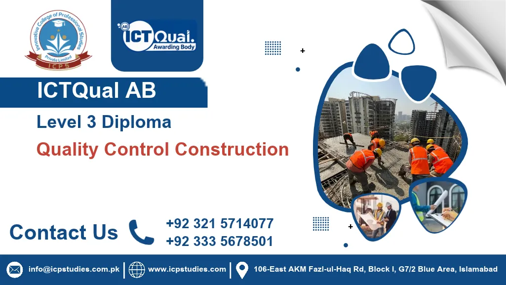 ICTQual AB Level 3 Diploma in Quality Control Construction course