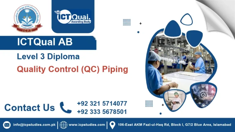 ICTQual AB Level 3 Diploma in Quality Control (QC) Piping