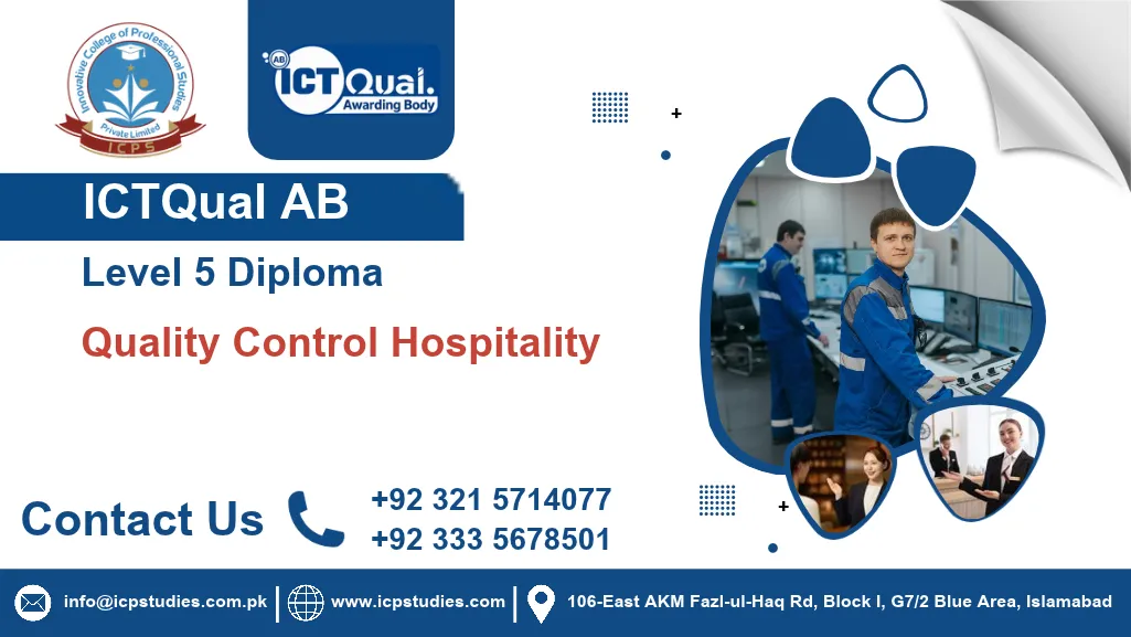 ICTQual AB Level 5 Diploma in Quality Control Hospitality