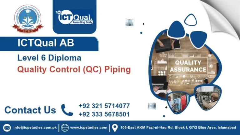 ICTQual AB Level 6 Diploma in Quality Control (QC) Piping
