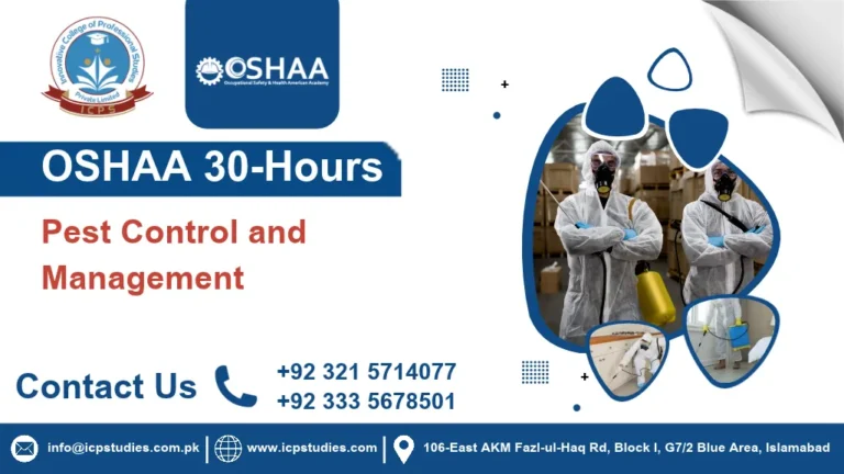 OSHAA 30-Hours Pest Control and Management