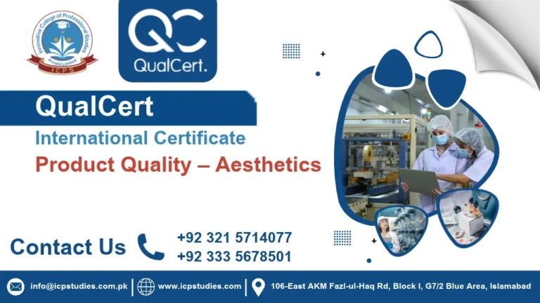 QualCert International Certificate in Product Quality – Aesthetics